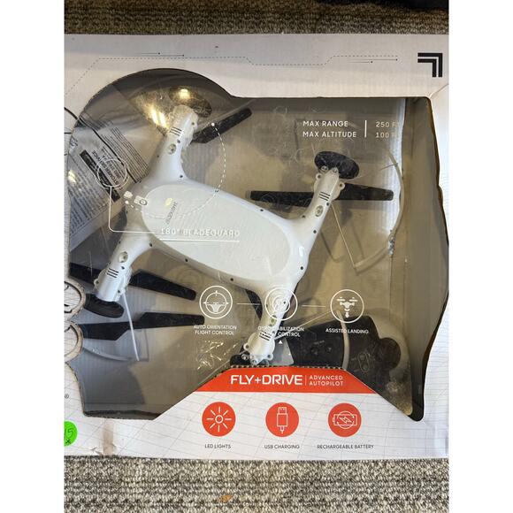 Sharper Image Fly and Drive 7” Drone - Picture 2 of 9